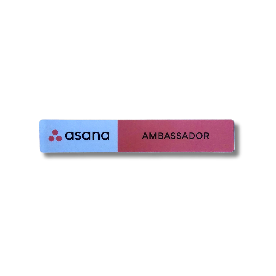 Asana Ambassador Sticker 6.25