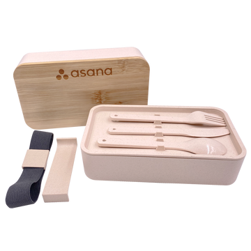 Stackable Bamboo Fiber Bento Box