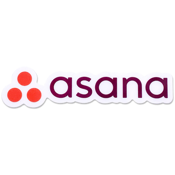 Clear Asana Sticker